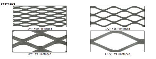 Flattened Expanded Metal
