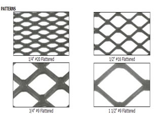 Flattened Expanded Metal